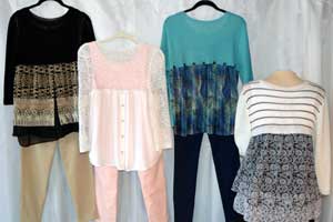 Stylish Blends Using Knits and Fabric Sweaters for Knitting Machines Sandee's Kwik Knit